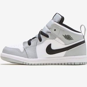 grey light air jordan 1 mids